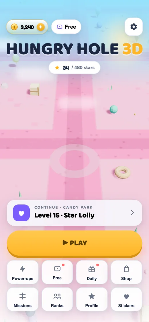 Home screen